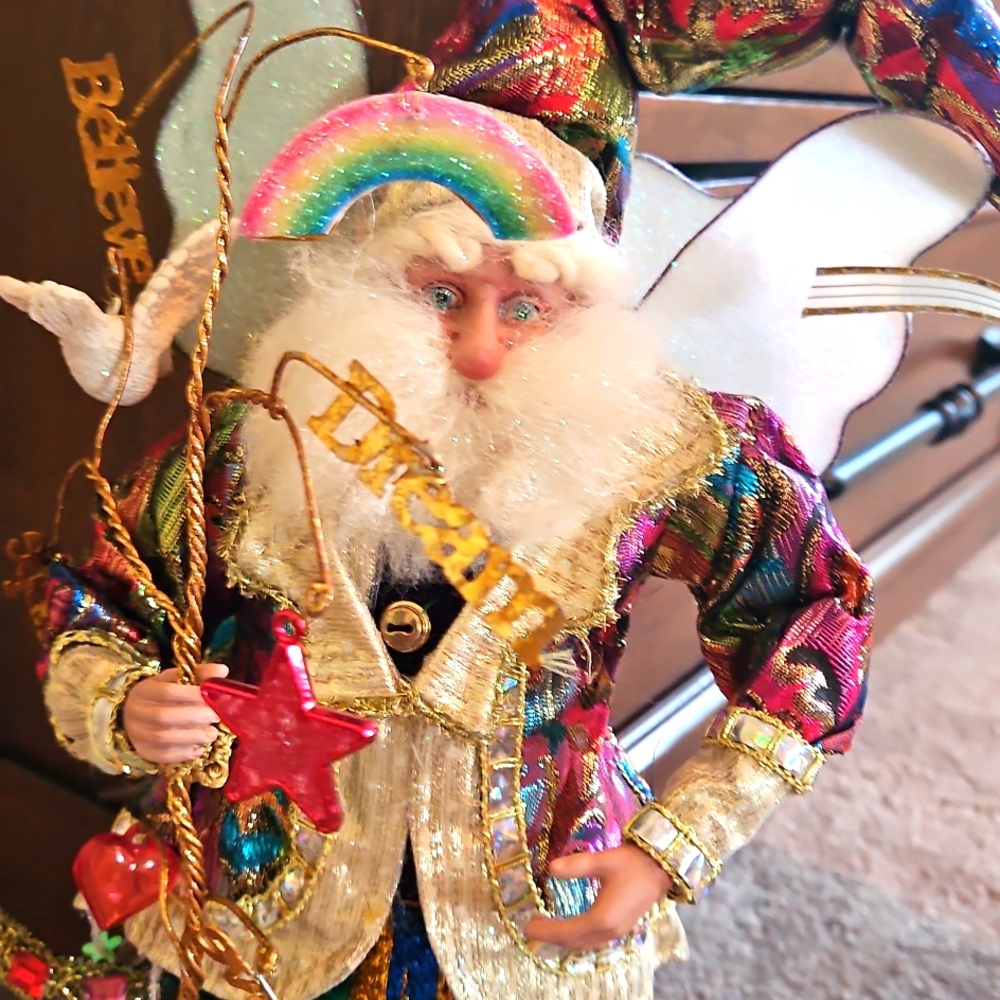 Colorful Jester Doll with Bells